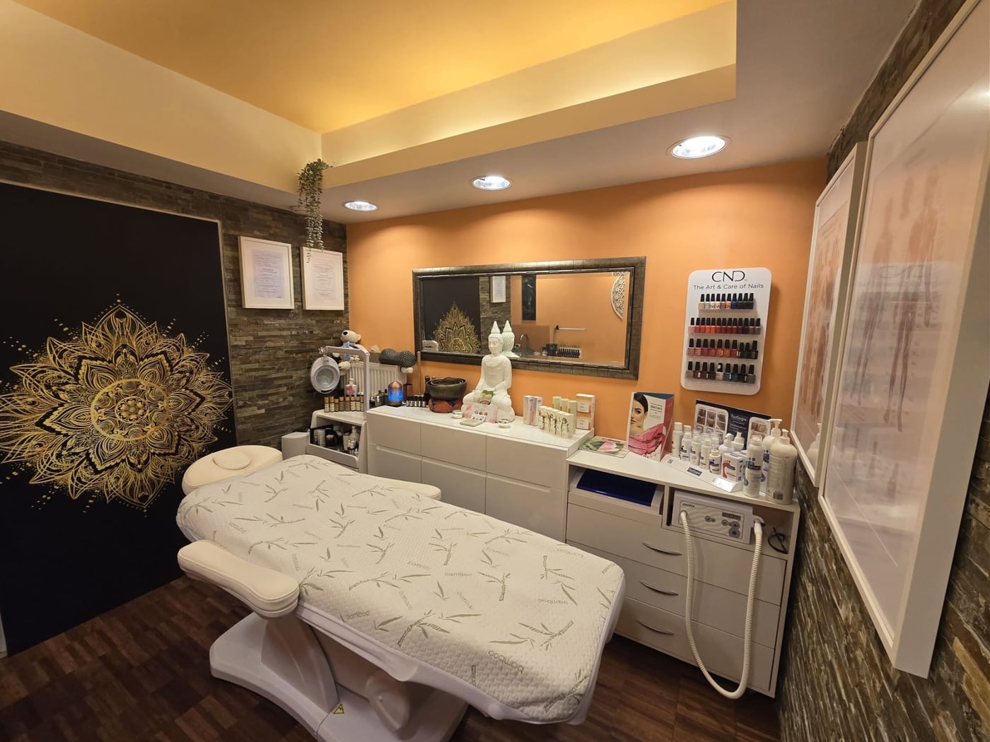 Treatment room of the Hotel Vista salon, Brno