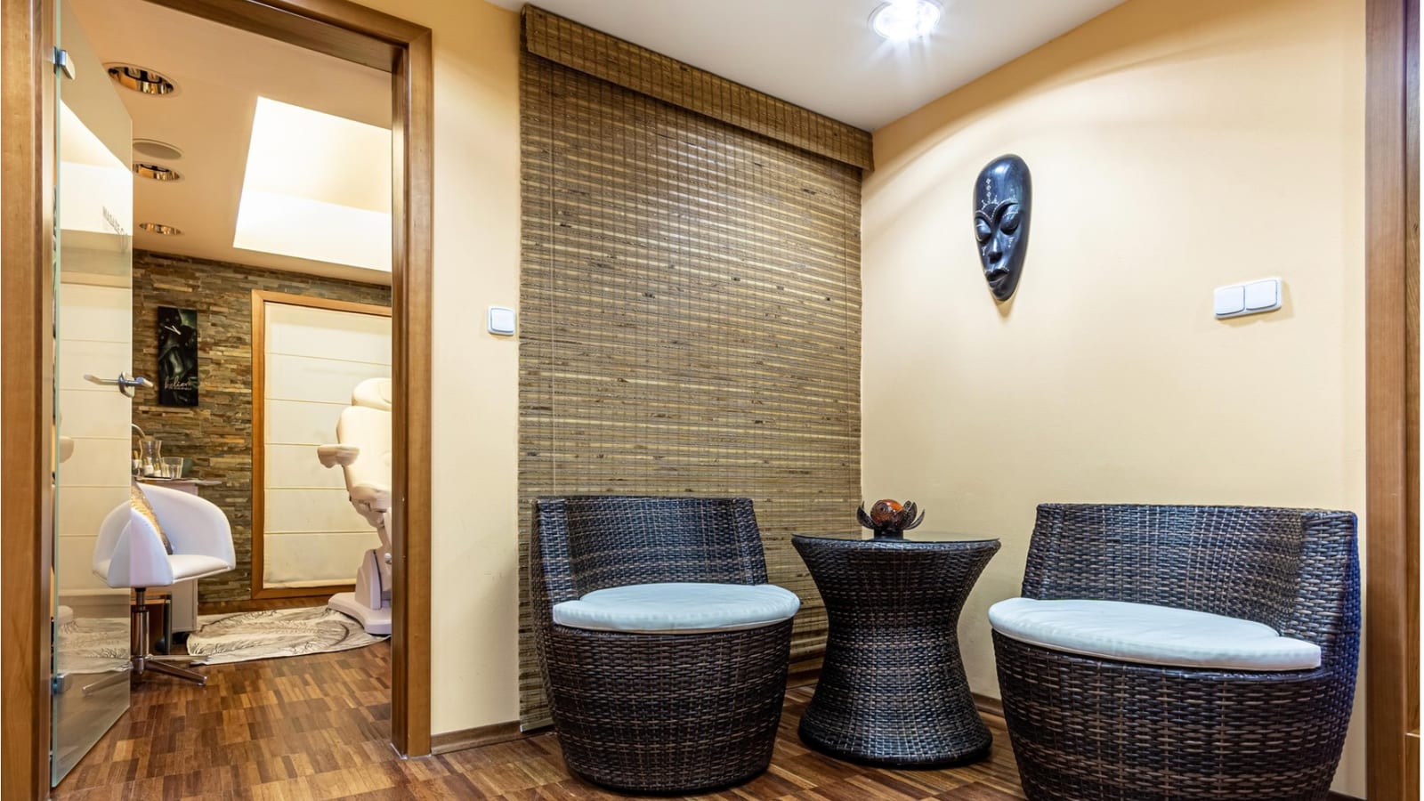Relaxation corner of the Hotel Vista salon in Brno
