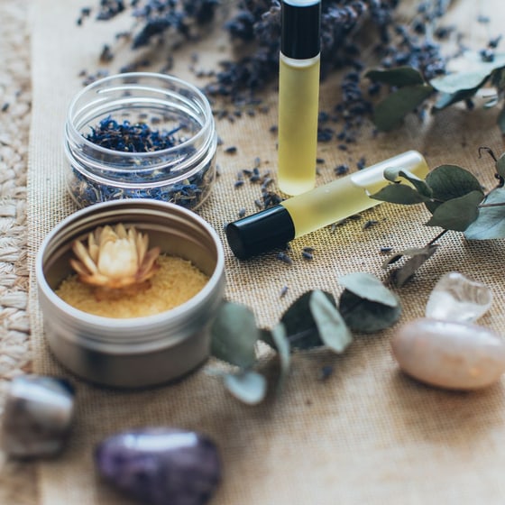 Energy massages and consulting – lavender and aroma oils